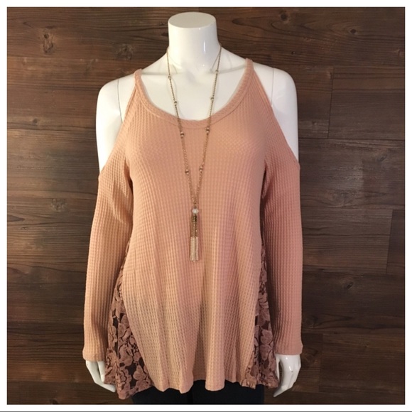 Kensie Cold Shoulder Tunic - Picture 3 of 6